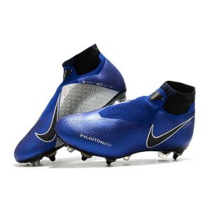 Nike Phantom Vision Elite DF SG PRO Anti Clog Modrý stříbrný Černá